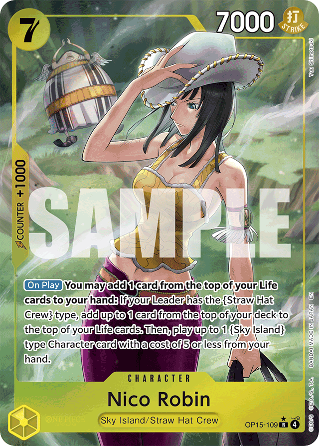 Nico Robin - OP15-109 - Rare (Alternate Art) - Adventure on Kami's Island
