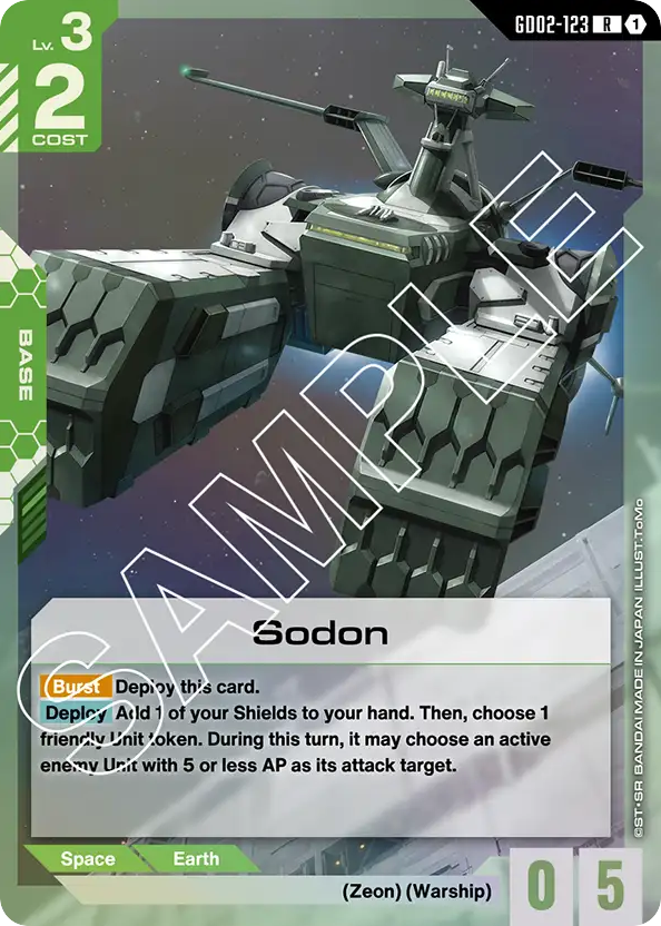 Sodon - GD02-123 - Rare - Dual Impact