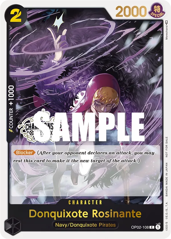 Donquixote Rosinante - OP02-108 - Common (Championship Stamp) - Paramount War