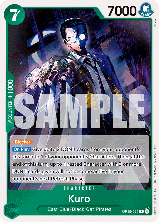 Kuro - OP15-025 - Rare - Adventure on Kami's Island