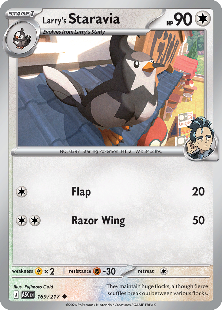 Larry's Staravia - 169/217 - Ascended Heroes