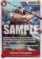 Edward.Newgate - OP02-004 - Super Rare (Reprint) - Paramount War
