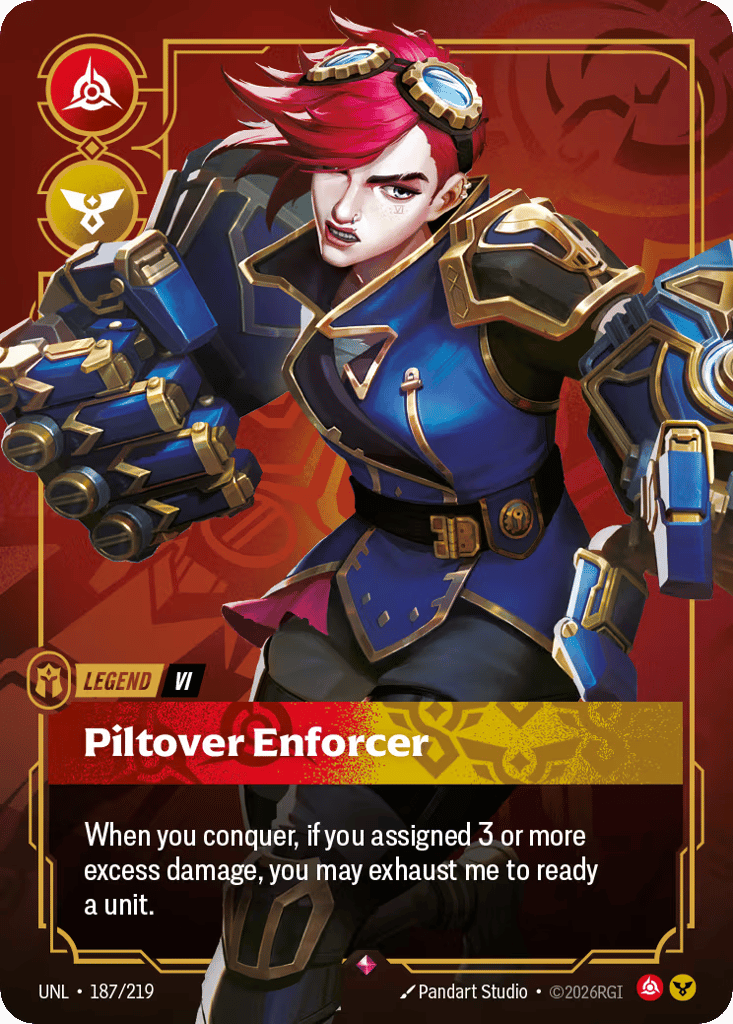 Piltover Enforcer - 187/219 - Rare - Unleashed
