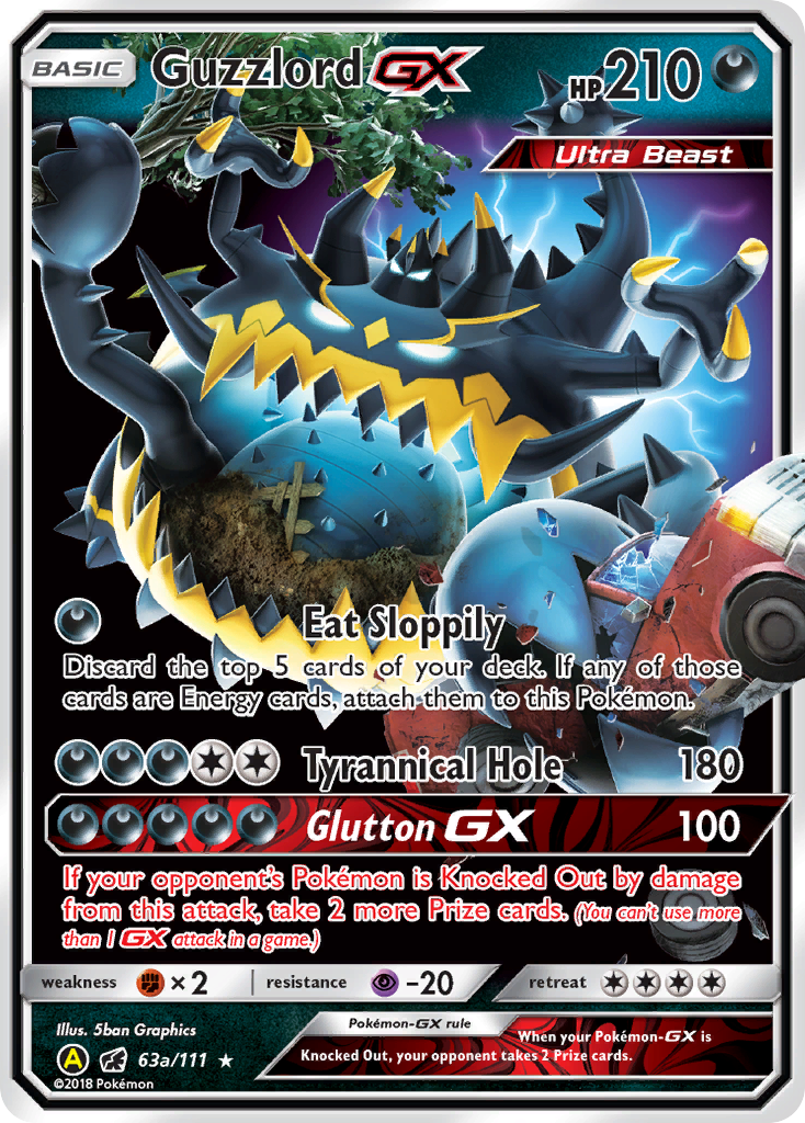 Guzzlord-GX - 63a/111 - Crimson Invasion