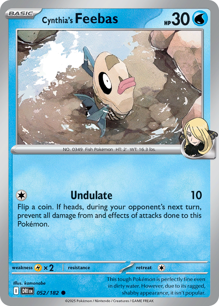 Cynthia's Feebas - 052/182 - Destined Rivals