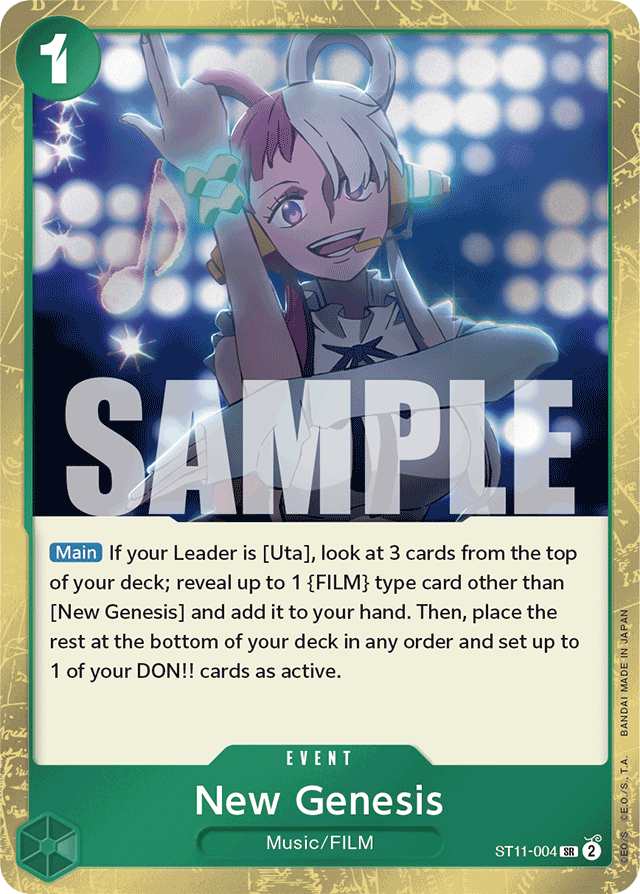 New Genesis - ST11-004 - Super Rare - Uta
