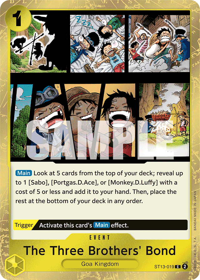 The Three Brothers' Bond - ST13-019 - Common - Ultra Deck: The Three Brothers