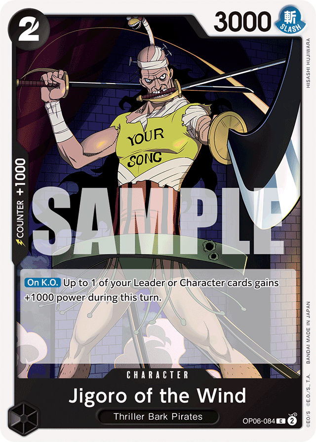 Jigoro of the Wind - OP06-084 - Common - Wings of the Captain