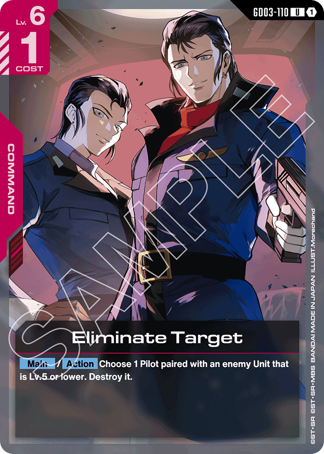 Eliminate Target - GD03-110 - Uncommon - Steel Requiem