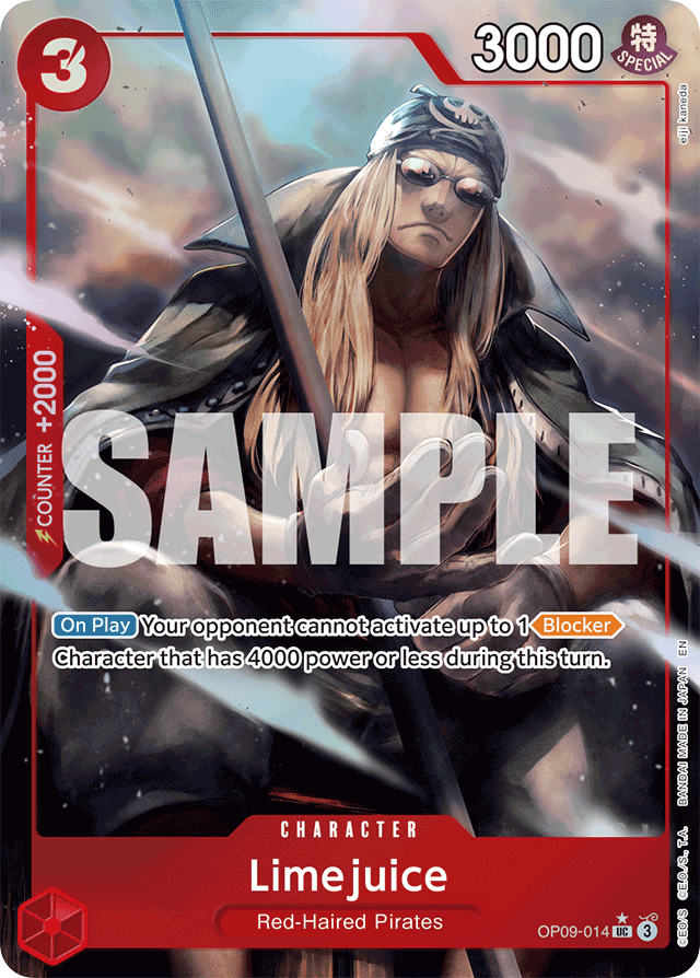Limejuice - OP09-014 - Uncommon (Alternate Art) - Emperors In The New World