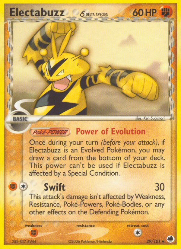 Electabuzz δ - 029/101 - Dragon Frontiers