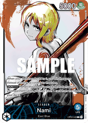 Nami - OP03-040 - Leader (Alternate Art) - Pillars of Strength