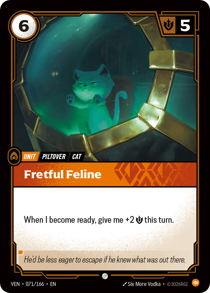 Fretful Feline - 071/166 - Common - Vendetta