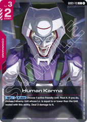 Human Karma - GD03-113 - Common - Steel Requiem