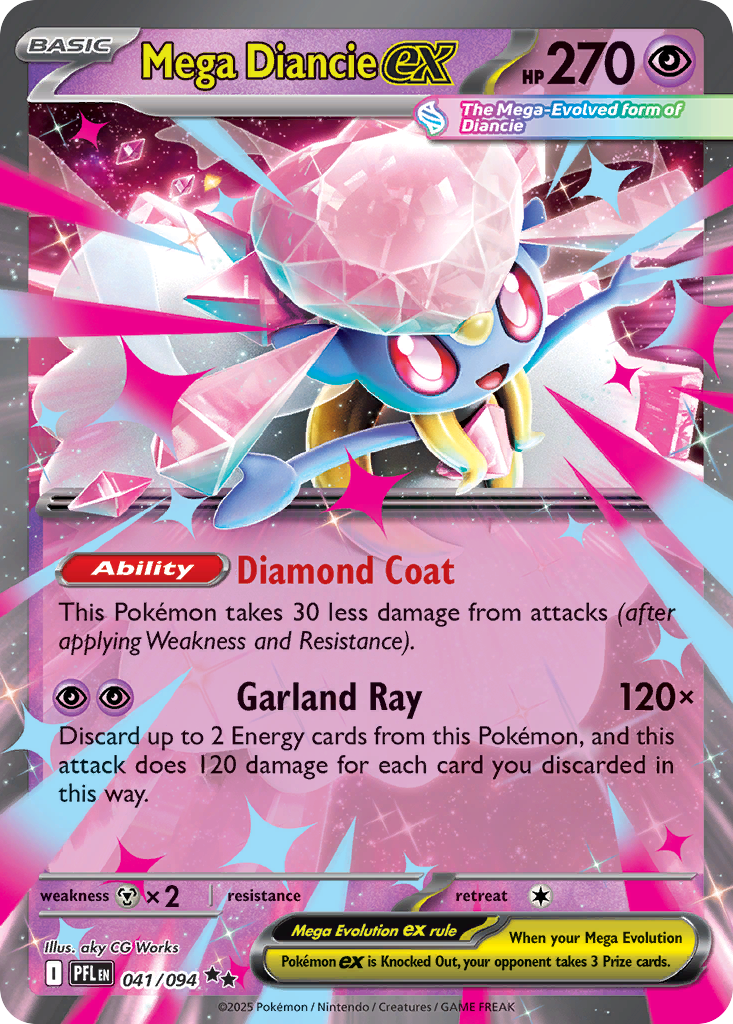 Mega Diancie ex - 41/94 - Phantasmal Flames