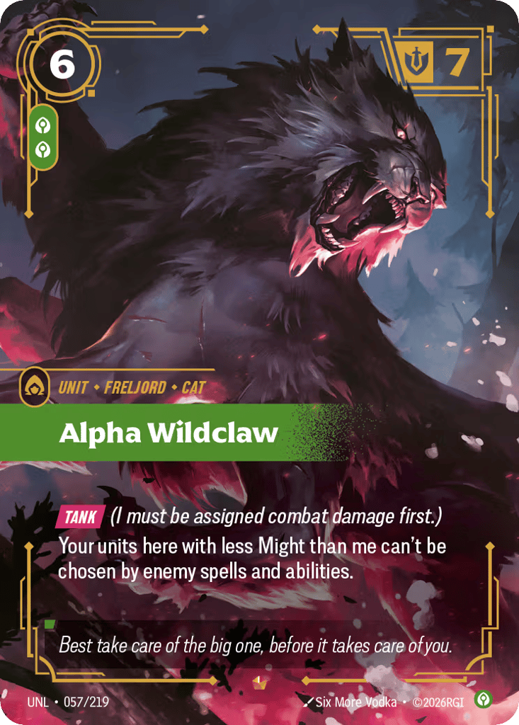 Alpha Wildclaw - 057/219 - Epic - Unleashed