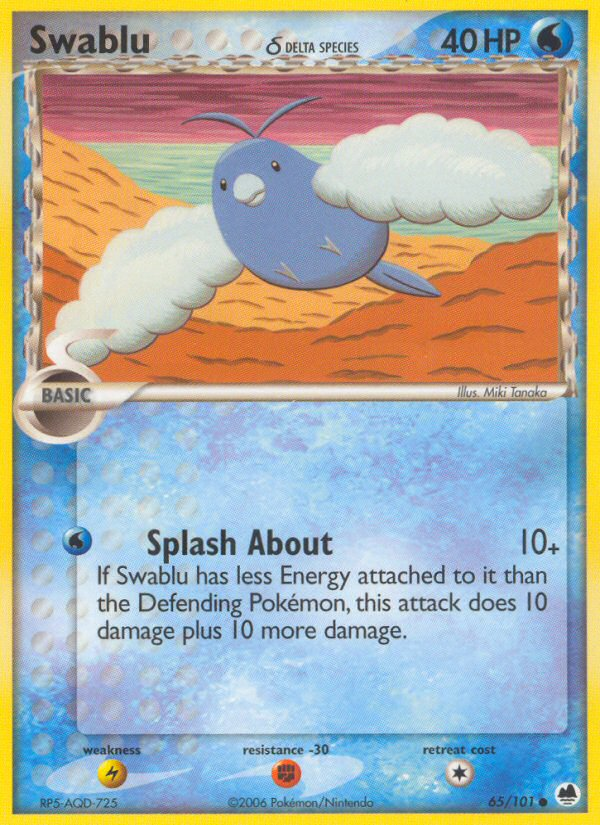 Swablu δ - 065/101 - Dragon Frontiers
