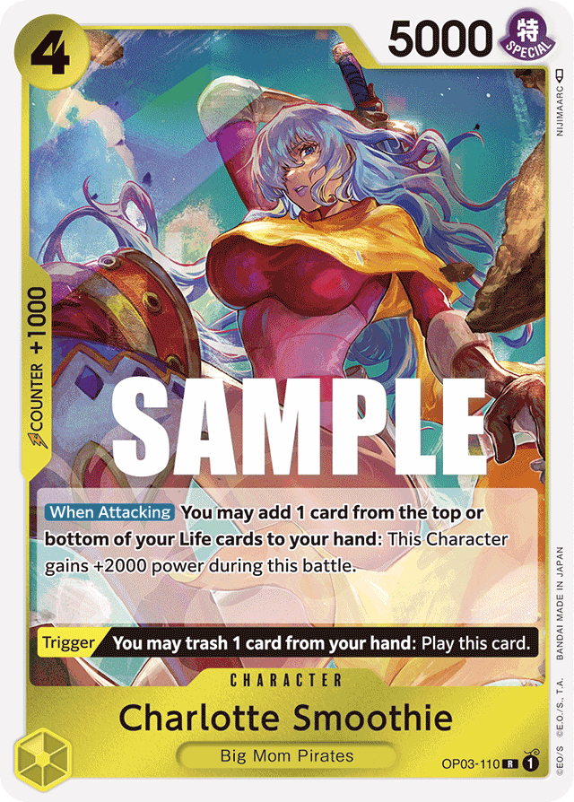 Charlotte Smoothie - OP03-110 - Rare - Pillars of Strength