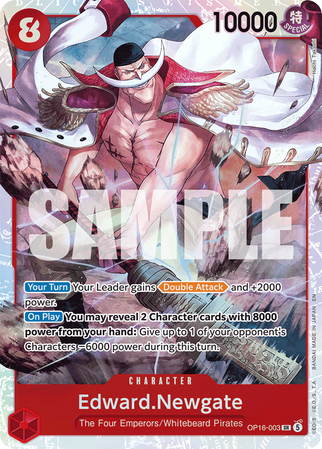Edward.Newgate - OP16-003 - Super Rare - The Time Of Battle