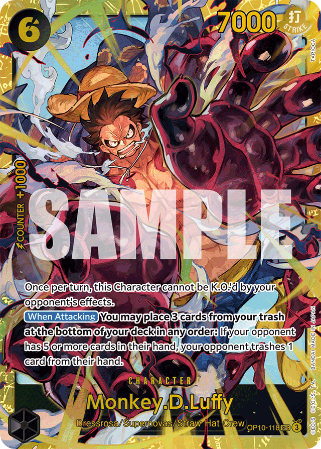 Monkey.D.Luffy - OP10-118 - Secret Rare - Royal Blood