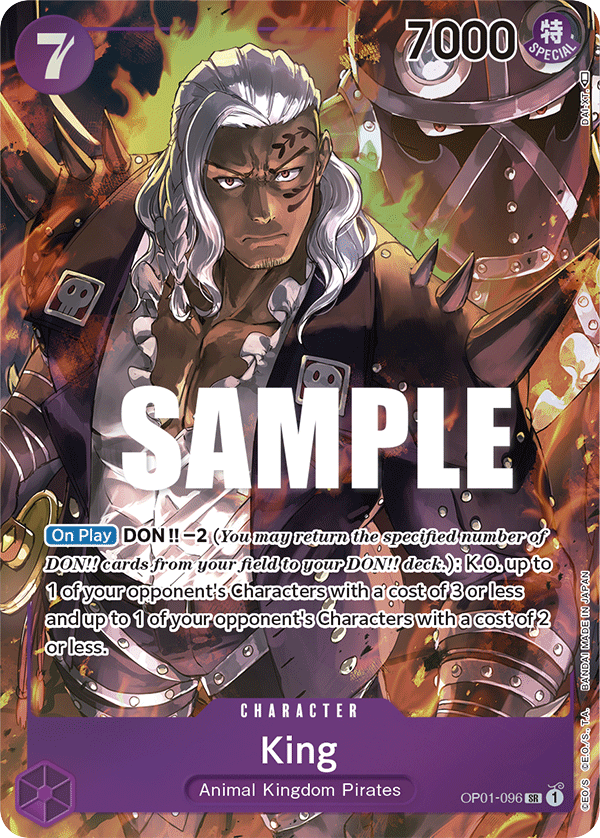 King - OP01-096 - Super Rare (Alternate Art) - Romance Dawn