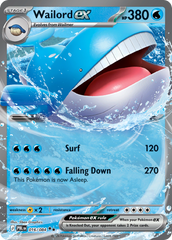 Wailord ex - 16/84 - Pitch Black