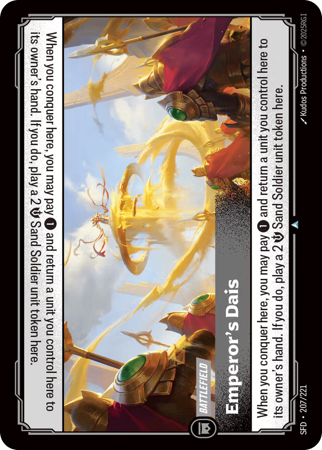 Emperor's Dais - 207/221 - Uncommon - Spiritforged