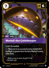 Maduli The Gatekeeper - 144/219 - Rare - Unleashed