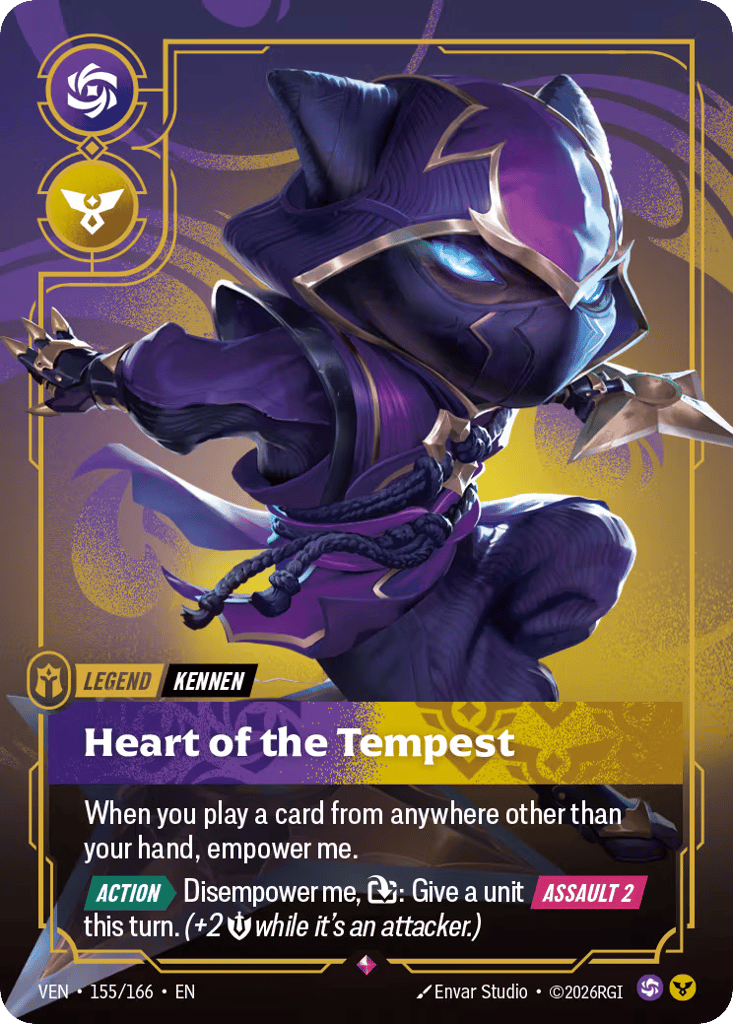 Heart Of The Tempest - 155/166 - Rare - Vendetta