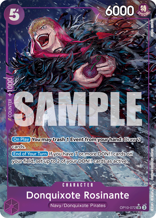 Donquixote Rosinante - OP10-072 - Super Rare (Alternate Art) - Royal Blood