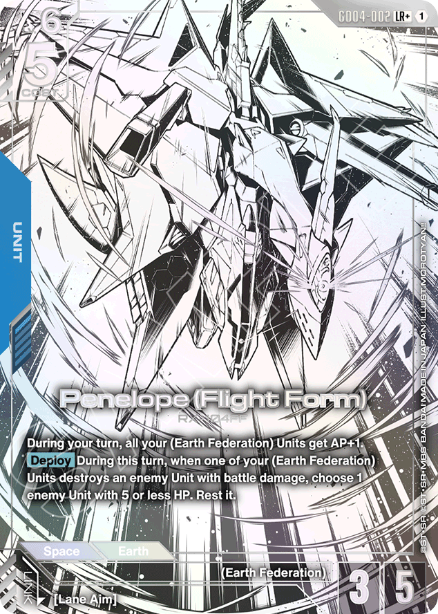 Penelope (Flight Form) - GD04-002 - Legend Rare (Alternate Art) - Phantom Aria