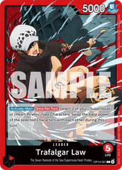 Trafalgar Law - OP14-001 - Leader - The Azure Sea's Seven