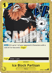 Ice Block Partisan - OP09-115 - Uncommon - Emperors In The New World
