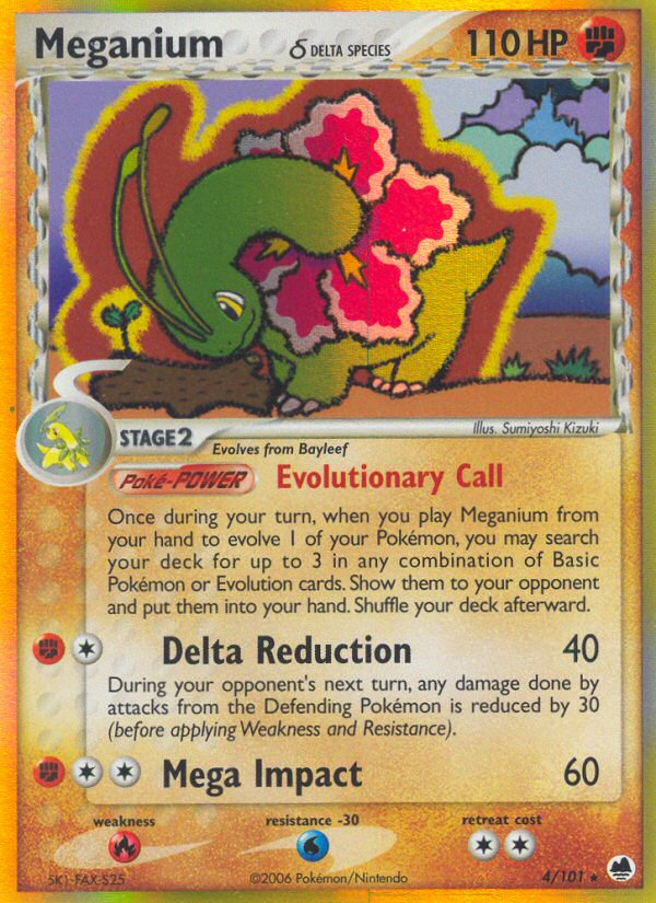 Meganium δ - 004/101 - Dragon Frontiers