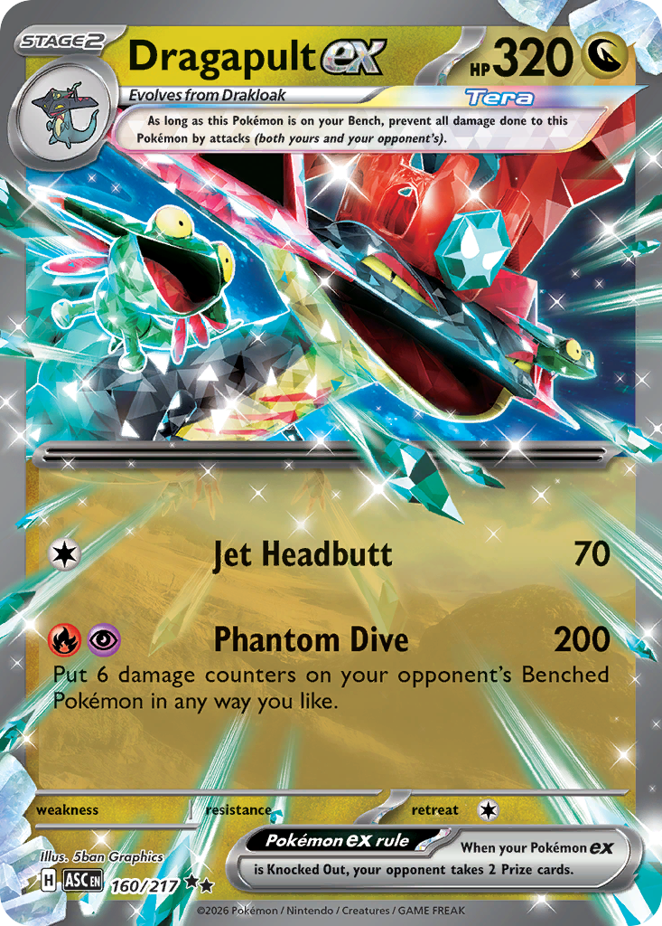 Dragapult ex - 160/217 - Ascended Heroes