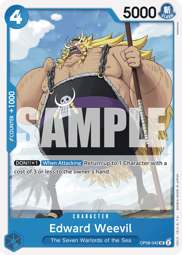 Edward Weevil - OP08-042 - Uncommon - Two Legends