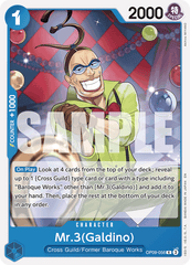 Mr.3(Galdino) - OP09-056 - Rare (Starter Deck) - Emperors In The New World