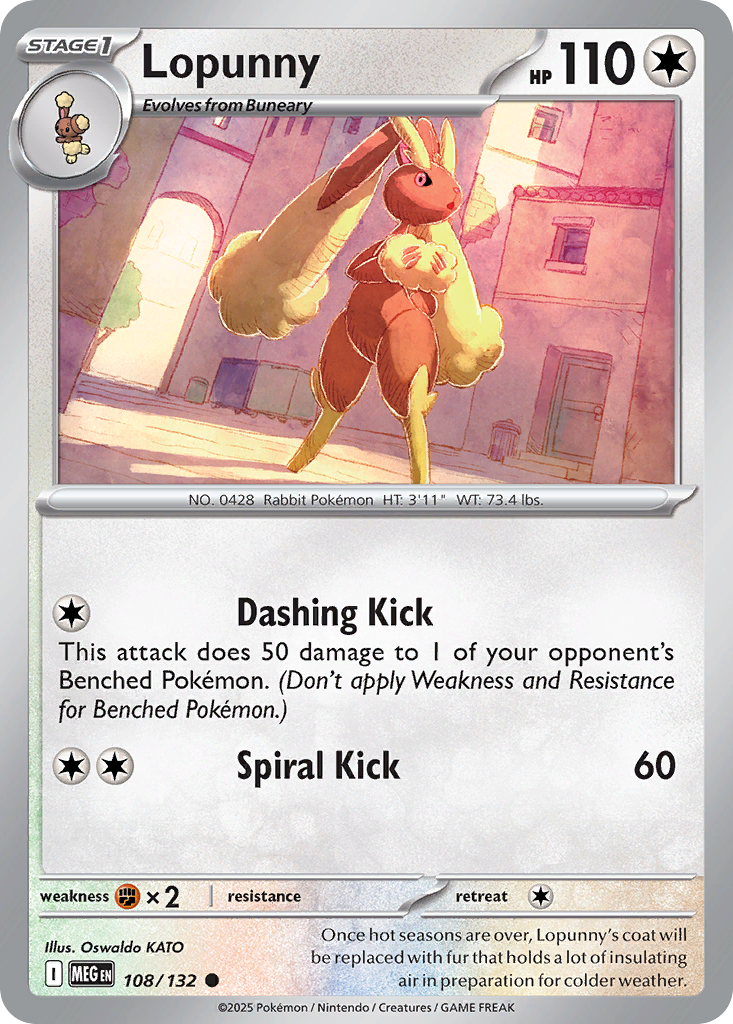 Lopunny - 108/132 - Mega Evolution