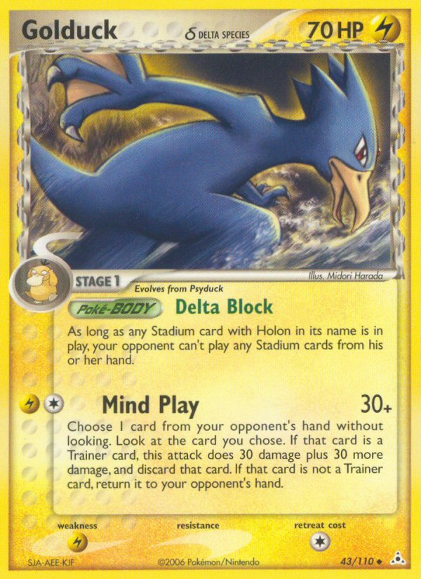 Golduck δ - 043/110 - Holon Phantoms