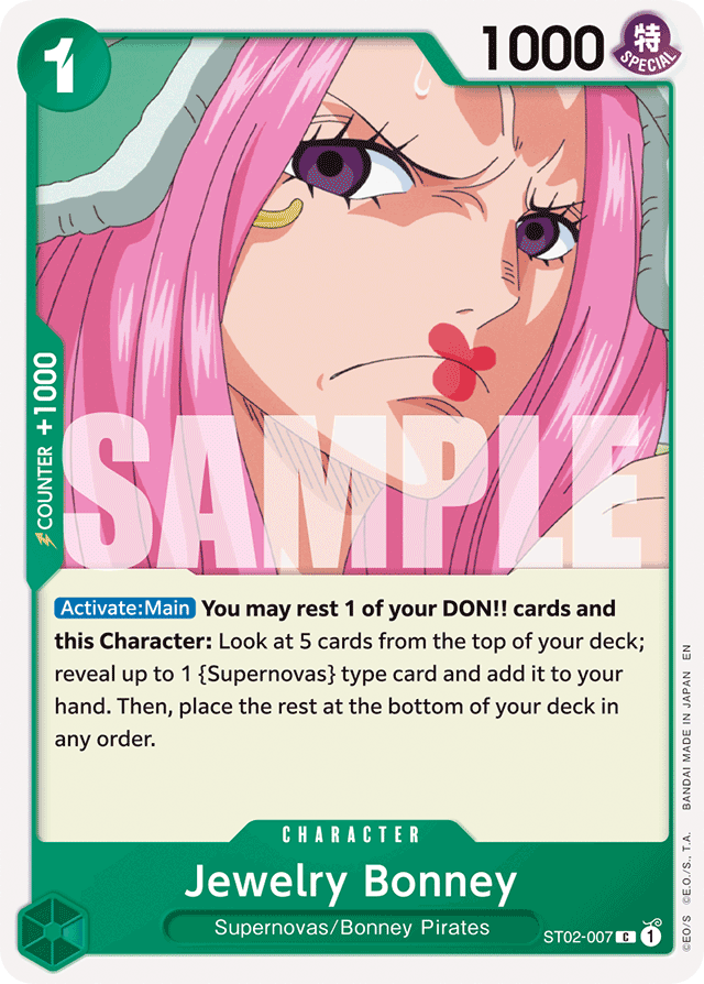 Jewelry Bonney - ST02-007 - Common (Reprint) - Worst Generation