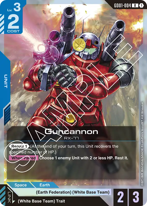 Guncannon - GD01-004 - Rare - Newtype Rising