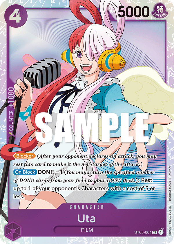 Uta - ST05-004 - Super Rare - ONE PIECE FILM edition