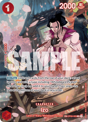 Izo - OP03-003 - Rare (Special Alternate Art) - Pillars of Strength