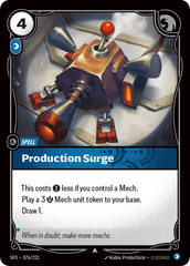 Production Surge - 076/221 - Uncommon - Spiritforged