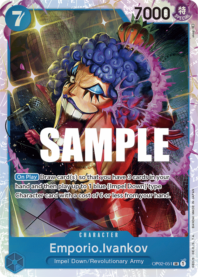 Emporio.Ivankov - OP02-051 - Super Rare - Paramount War