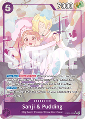 Sanji & Pudding - EB02-035 - Super Rare (Alternate Art) - Anime 25th Collection