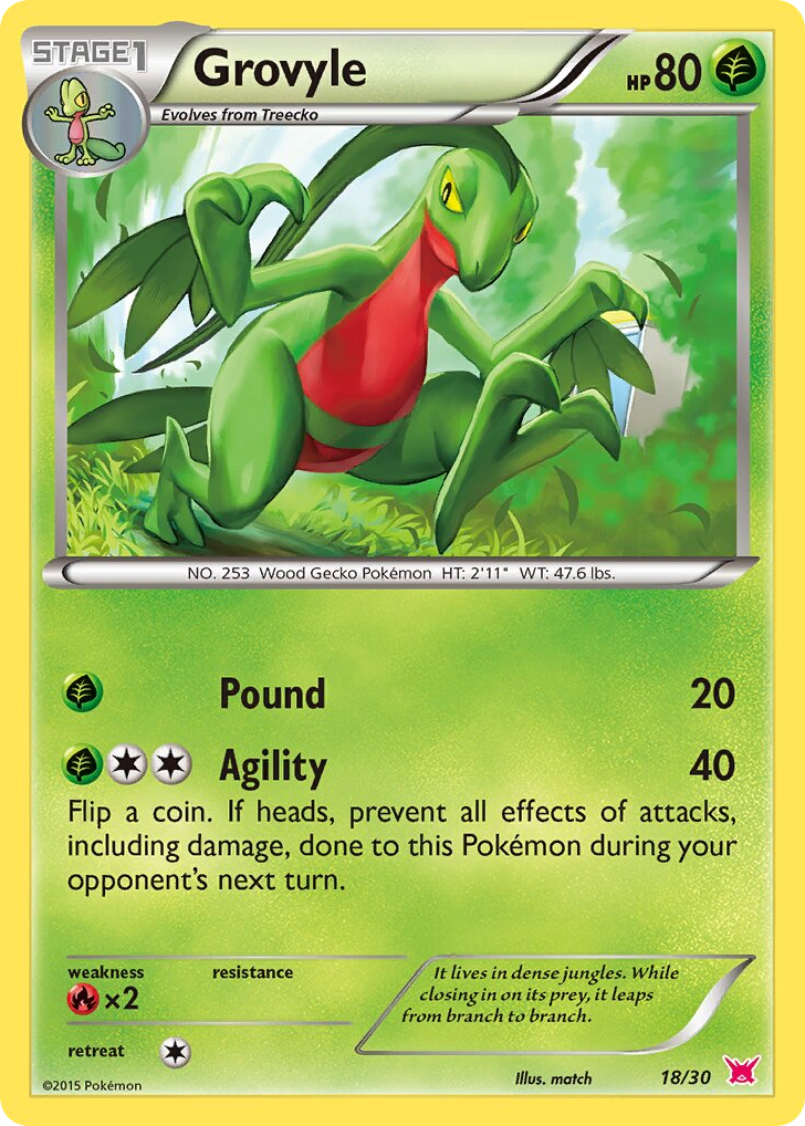 Grovyle - 18/30 - XY Trainer Kit Latias