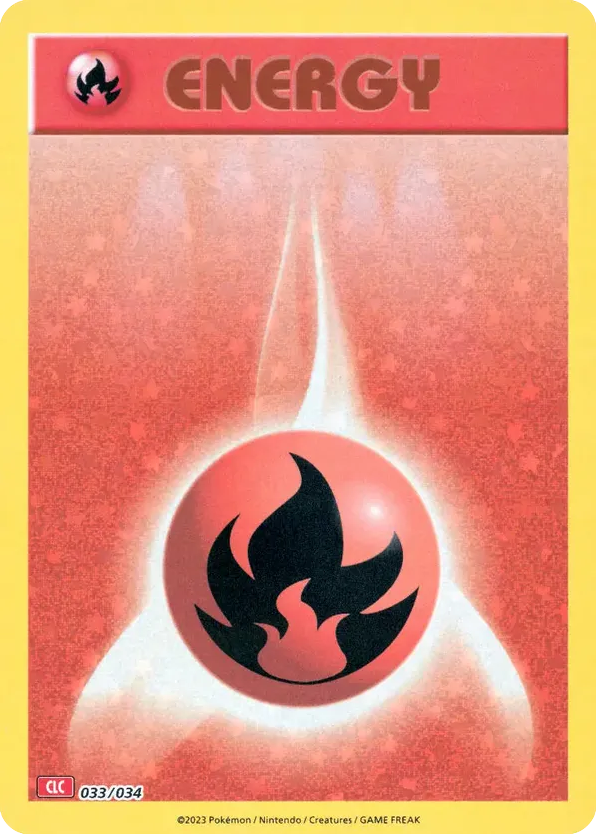 Basic Fire Energy - 33/34 - Pokémon TCG Classic - Charizard