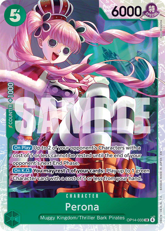 Perona - OP14-033 - Super Rare - The Azure Sea's Seven