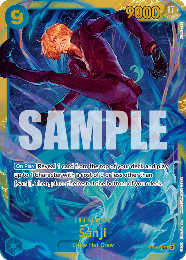Sanji - OP06-119 - Secret Rare - Wings of the Captain